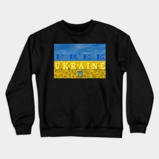 Free Ukraine Crewneck Sweatshirt